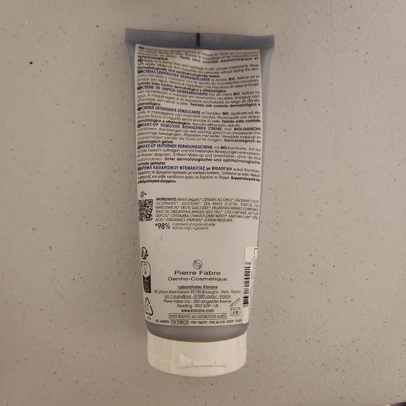 Klorane make-up remover cleansing cream with organic cornflower 200ml NEW - Picture 3 of 3